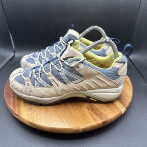 Merrell Siren Sport Womens Size 8 Hiking Shoes Gray Blue Trail Sneakers